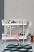Oliver Furniture Wood-collection bunk bed ladder front, white/oak