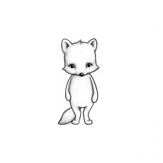 Wall sticker - Freja the Arctic fox