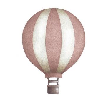 Seinätarrat, Dark Pink Striped vintage balloon