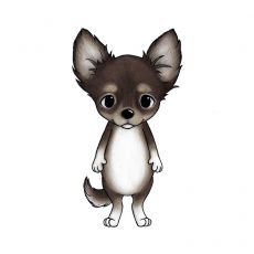 Wall sticker - Chica the Chihuahua