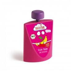 Squeezy pink fruit puree