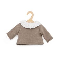 Doll Knitted jersey, Warm grey