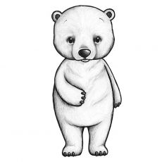 Wall sticker - Banjo the Polar bear