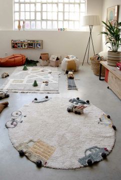Pestävä lastenhuoneen matto, Wheels Eco-city