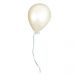 Seinätarra, Party balloon beige 