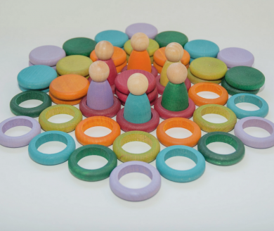 Nins®, rings and coins, pastel