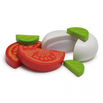 Mozzarellaa ja tomaattia peltirasiassa