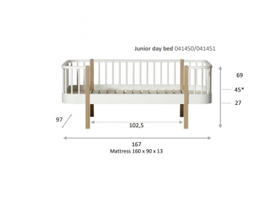 Wood Original Junior Day Bed
