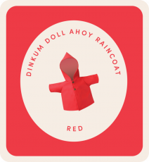 Dinkum Dolls Ahoy sadetakki - Red