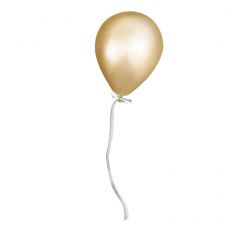 Seinätarra, Party balloon gold