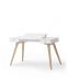 Wood desk 72 cm & armchair 