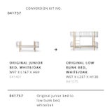 Lis&auml;osa: Wood Original Junioris&auml;nky Matalaksi kerross&auml;ngyksi