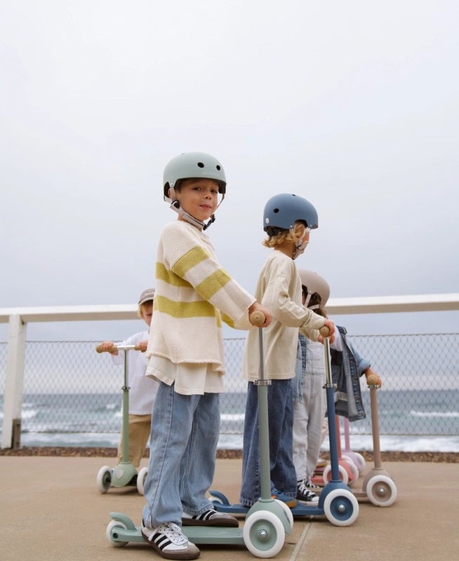 Banwood Eco kolmipy&ouml;r&auml;inen lasten potkulauta, Clay