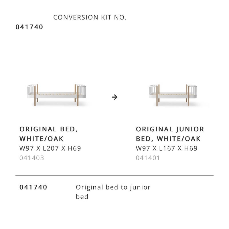 Lis&auml;osa: Wood Original s&auml;nky Junioris&auml;ngyksi